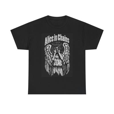 Tričko Alice in Chains Retro grafický art rock vintage Unisexové těžké bavlněné tričko