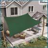 Shade sail sun awning waterproof green garden 6x3 m