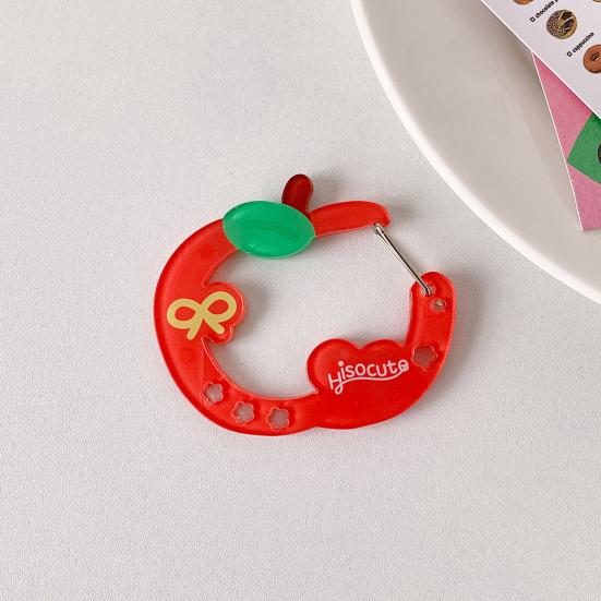 Carabiner Keychain Star Strawberry Cake Shape Key Chain Hook Everyday Carry Accessory