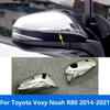 For Toyota Voxy Noah R80 2014- Chrome Rear View Side Door Mirror Cover Trim Protection Cap Accessories Car Styling