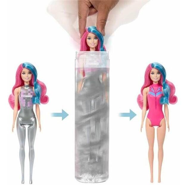Barbie Color Reveal Doll Disco Series Cowgirl with Metallic Paint and Color-changing Function