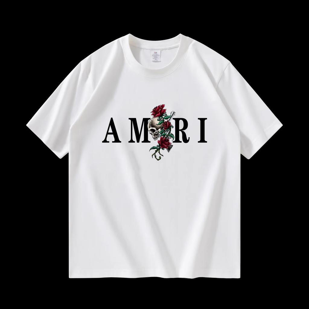 2025 Nuova Marca di Lusso T-shirt in Cotone Grafica Unisex Uomo Donna Estate Manica Corta Moda Casual Vintage T-shirt Streetwear