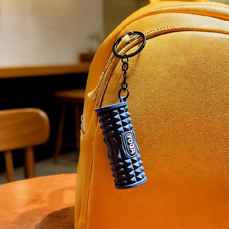 Small Yoga Foam Roller Key Accessory Stylish And Practical Key Pendant Suitable For Gym Bags And Personal Style