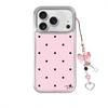 Trendiges INS-Stil Rosa Gepunktetes Handyhülle Für iPhone 17 Promax Air 16 E 15 14 13 12 11 Pro Max 78Plus Y2K Matt Fortgeschrittene Abdeckung