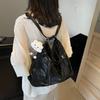 Retro fashion tote bag women 2025 commute to work large capacity shoulder bag backpack