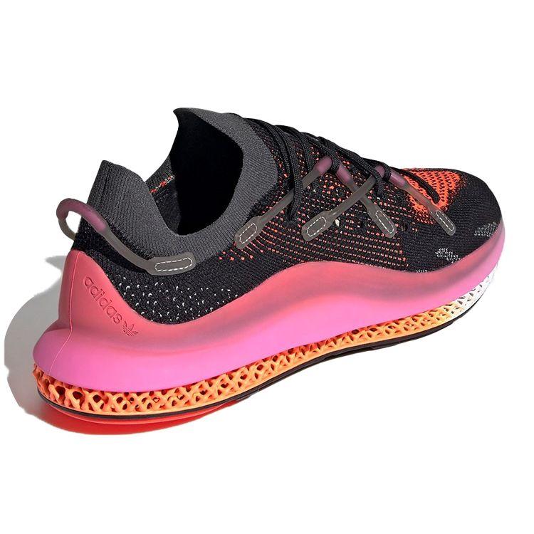 Adidas 4D Fusio Black Pink Unisex Sneakers Core-Black Grey-Six Dove-Grey FX6131