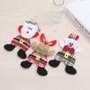 Christmas Plush Doll Pendants Decorations Santa Claus Snowman Deer Xmas Tree Hanging Ornaments Christmas New Year Home Decor