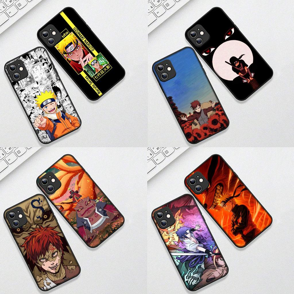 Gaara Uchiha Sasuke Narutos Casing Phone Cover for Apple iPhone 17 16 14 15 Pro Max Plus 15+ 16E XR ProMax Air 16+ Soft Case