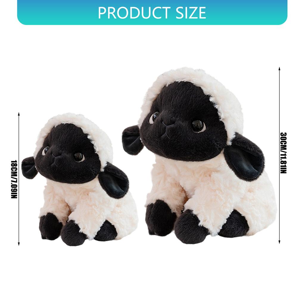 Interactive Soft Lamb Plush Toy Cuddle Companion Kids Family Bonding Activity Comfort Doll Hugging Stuffed Animal Toy