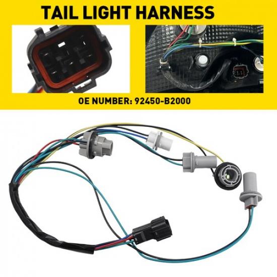 For 2013- Kia Forte Outer Tail Lamp Wiring Harness Left or Right 92450-B2000