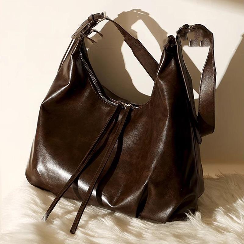 Wasteland Style Retro Underarm Bag Women's Autumn and Winter New Lazy Fashion Tote Bag Large Capacity Messenger Bag