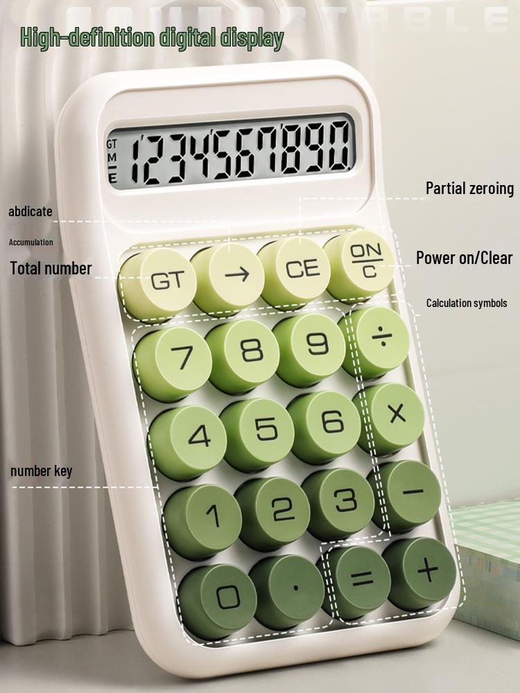 Gradient Multifunctional Calculator - Ideal for Office, Exams & Flexible Use