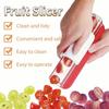 Tomat Vindruva Körsbär Skärare Frukt Grönsak Sallad Manuell Skärare Frukt- och Grönsaksverktyg Köksredskap Progressiv Blixtlås Skärare