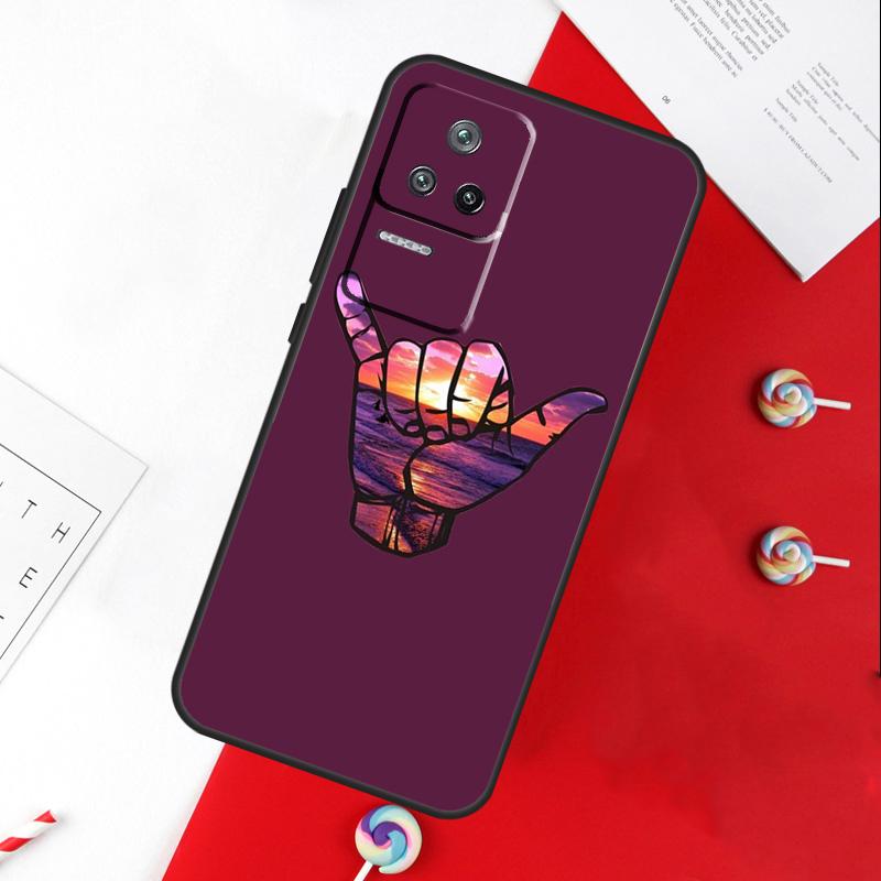 

Чехол-брелок Surfer Surf Hang Loose для Xiaomi 15 Ultra 13 14 11T 12T 13T 14T Pro POCO X7 Pro X3 X5 X6 M6 F5 F6 Pro POCO F6