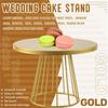 BAAJ-2Pcs Metal Cake Stands,8/10 Inch Pillar Style Cupcake Display Stand Dessert Tray Pie Plates For Bakeware, Wedding, Party