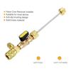 Dual Size 1/4" & 5/16" SAE Valve Core Remover/Installer Tool Kit, for R22 R32 R410A R134A , Valve Changer w/Magnet & Bypass Port