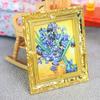 1Pcs Doll House Wall Mural Ornaments 1:12 Scale Dollhouse Oil Painting Vintage Character Landscape Picture Mini Photo Frame