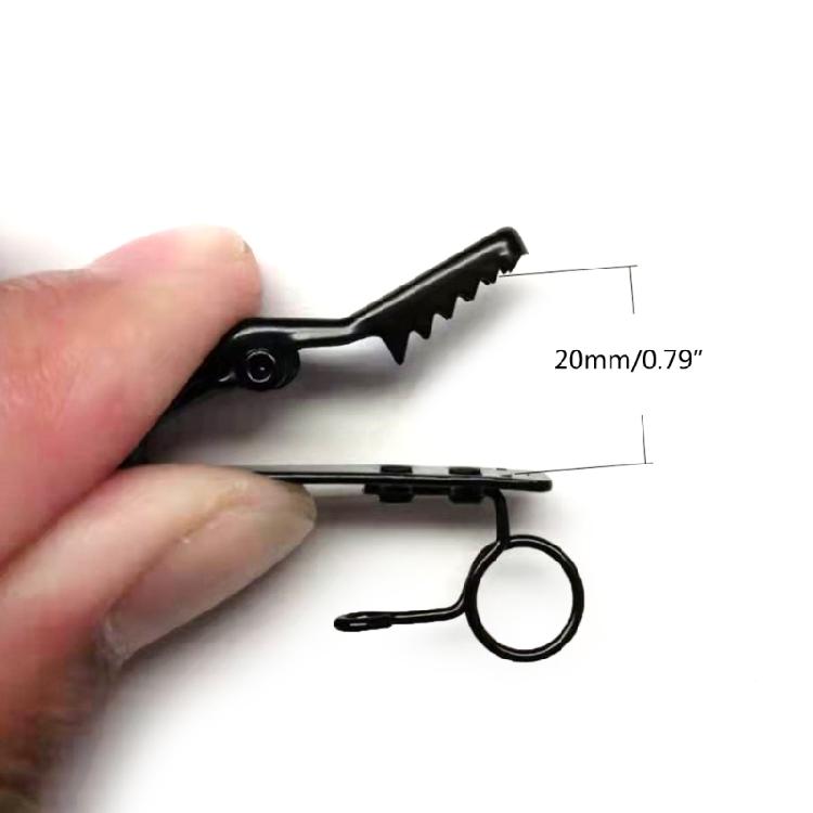 5PCS Mini Clamp Iron Earphone Microphones Clips For T-shirt Collar Clip