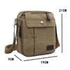 Homens Canvas Messenger Crossbody Ombro Bolsa Sling Bolsas Escolares Para Esportes Ao Ar Livre Viagens Caminhadas