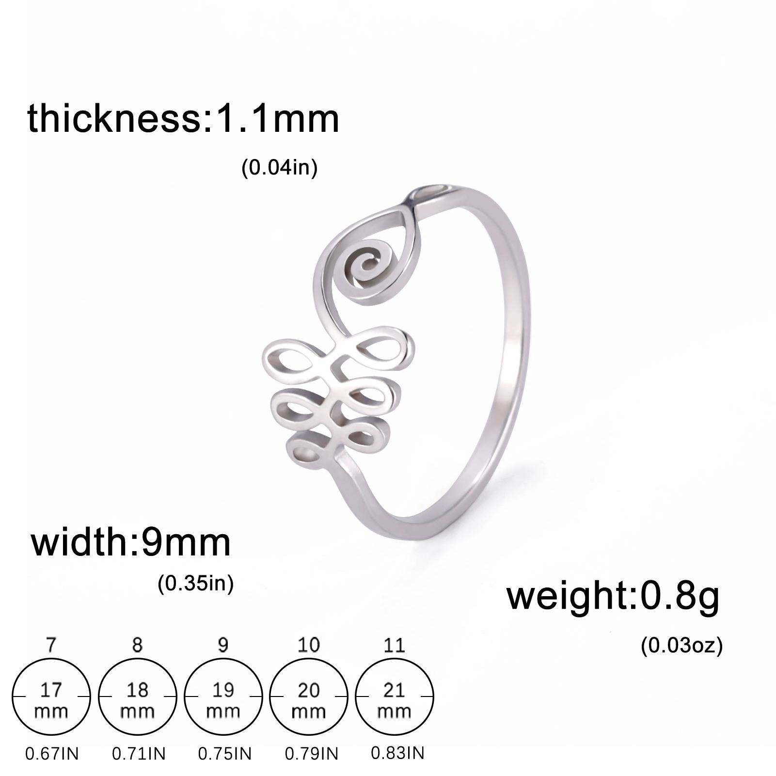 

LIKGREAT Lotus Flower Unalome Rings Yoga Buddhism Mandala Finger Rings Om Symbol Amulet Vintage Stainless Steel Jewelry Gifts 11