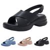 2026 Fashionable And Casual Versatile Sandal With Thick Sole Women'S Shoes Summer Comfortable Sweat Shoe Sandals For Woman