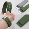 12/14/16/18/20/22/24mm Silikon Uhrenarmbänder Weiches Schnellverschluss Gummi Uhrenarmband für Samsung Galaxy für Huawei UhrenarmbänderGürtel