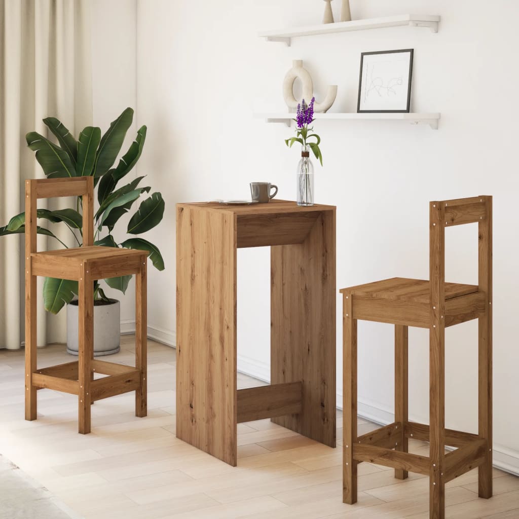 Modern high table, bar table in living room, coffee table on the balcony, 51x50x103.5 cm