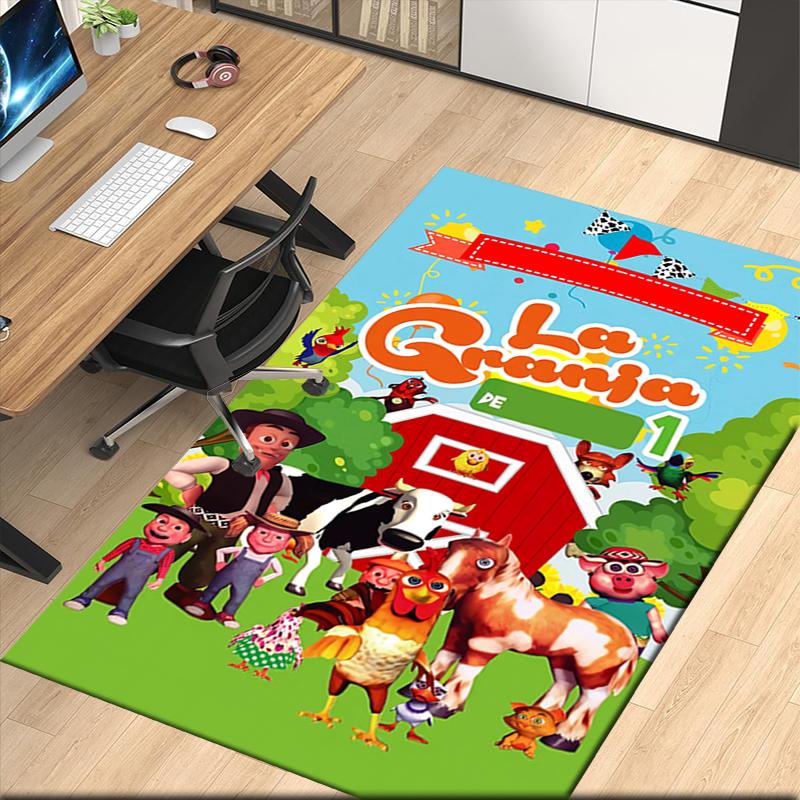La Granja de Zenón Printed Carpet, for Office Chair Living Room Bedroom Kitchen Room Decor Gifts.