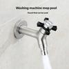 Strong Steel Laundry Faucet Quick Connection Valves Easy Setups Modern Styles Fast Open Valves for Washing Machine
