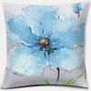 Flower and Bird Printing Series Pattern Pillowcase Square Pillowcase Home Office Decoration Pillowcase