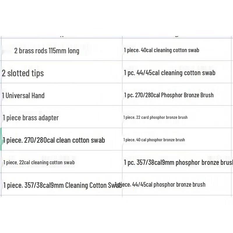 Shouli Zhanshen Gun Cleaning Kit