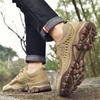 Spring and Autumn Mountaineering Shoes Men's Shoes Large Size Hiking Hiking Thick Bottom Sports Breathable Climbing Shoes