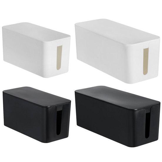 Power Strip Box Waterproof Dust-proof Wire Management Plastic Desktop Charger Socket Organizer Home Supplies