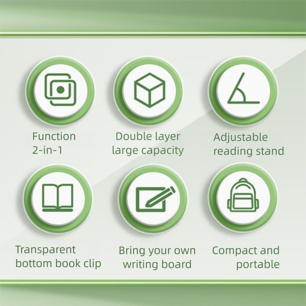 Pencil Box Lifting Landing Book Stand Book Holder Reading Bookshelf Student Pencil Case  Office