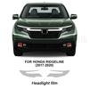 For HONDA RIDGELINE 2017 2018   PPF TPU White To Purple White To Black External Headlight Protective Film Car Accessorie