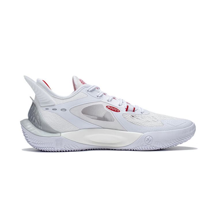 Li Ning Sonic 11 V2 Cushioning Non-Slip Low-Top Basketball Shoes Men sneakers White ABAT045-1