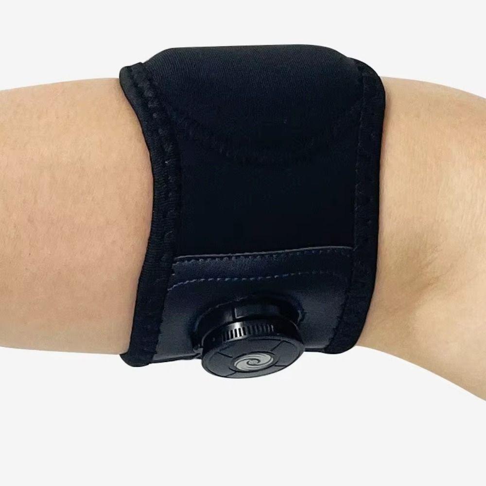 Built-in Silicone Pad Arm Support Band Knob Adjustable Badminton Elbow Support Brace Badminton
