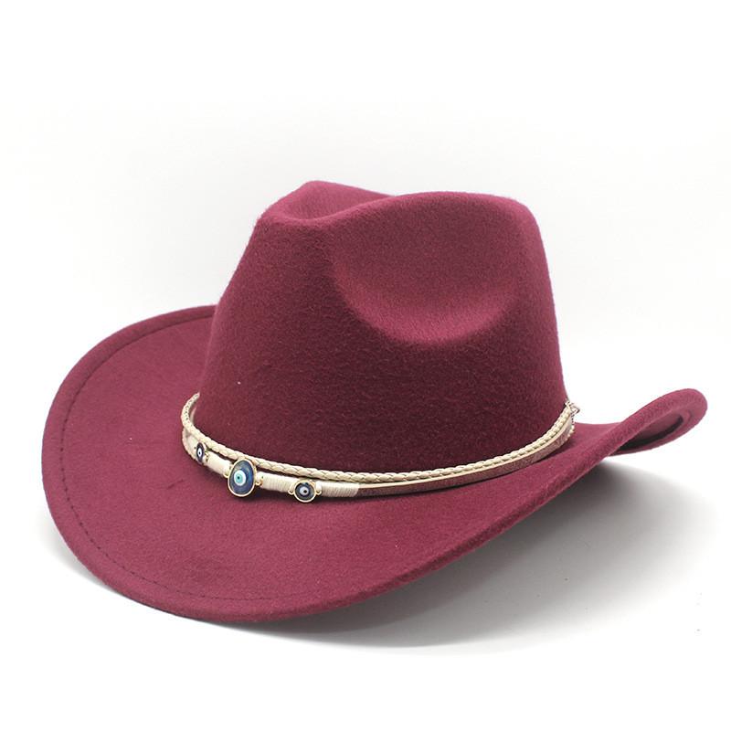 Vintage Cowboyhoed Met Brede Rand Voor Mannen Vrouwen Zonbescherming En Ademend Vermogen