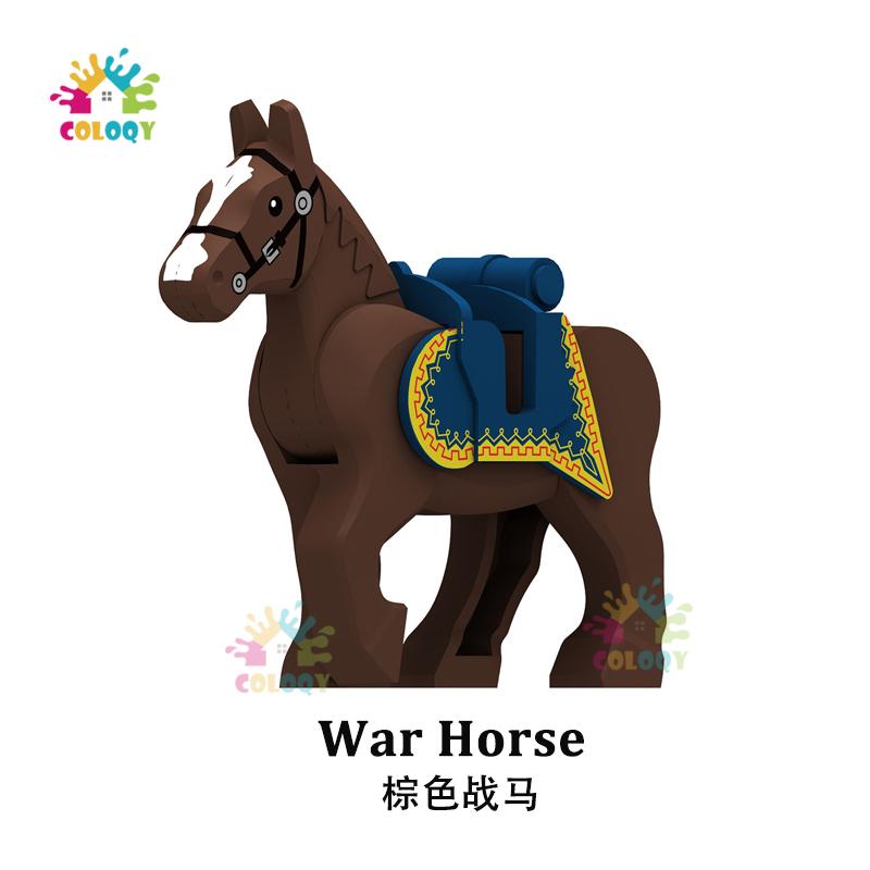 Дитячі Іграшки Наполеонівська Кавалерія Будівельні Блоки Військовий Кінь Сідло Солдати Міні Фігурки Іграшки Для Дітей Різдвяні Подарунки