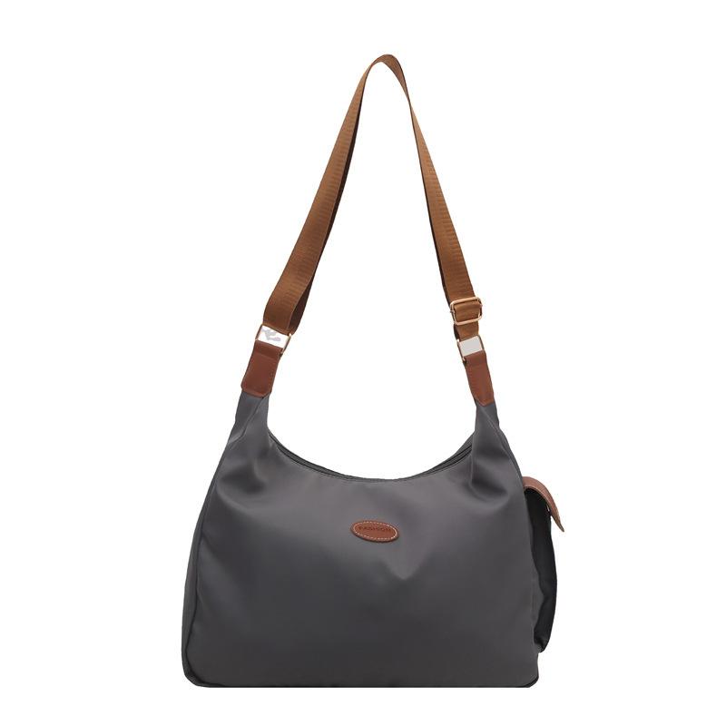 

Вместительная сумка-тоут из Оксфорда Женская 2025 Новая Высококлассная Сумка-мессенджер для 通勤 Студенческая сумка для занятий серый