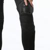 Women's Slim Fit Summer Motorcycle Riding Jeans with Breathable Mesh Ventilation
