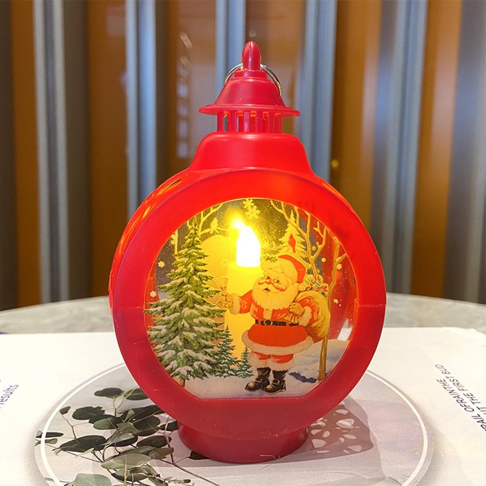 

Snowman Lantern Ornament with LED Night Light for Christmas Decoration