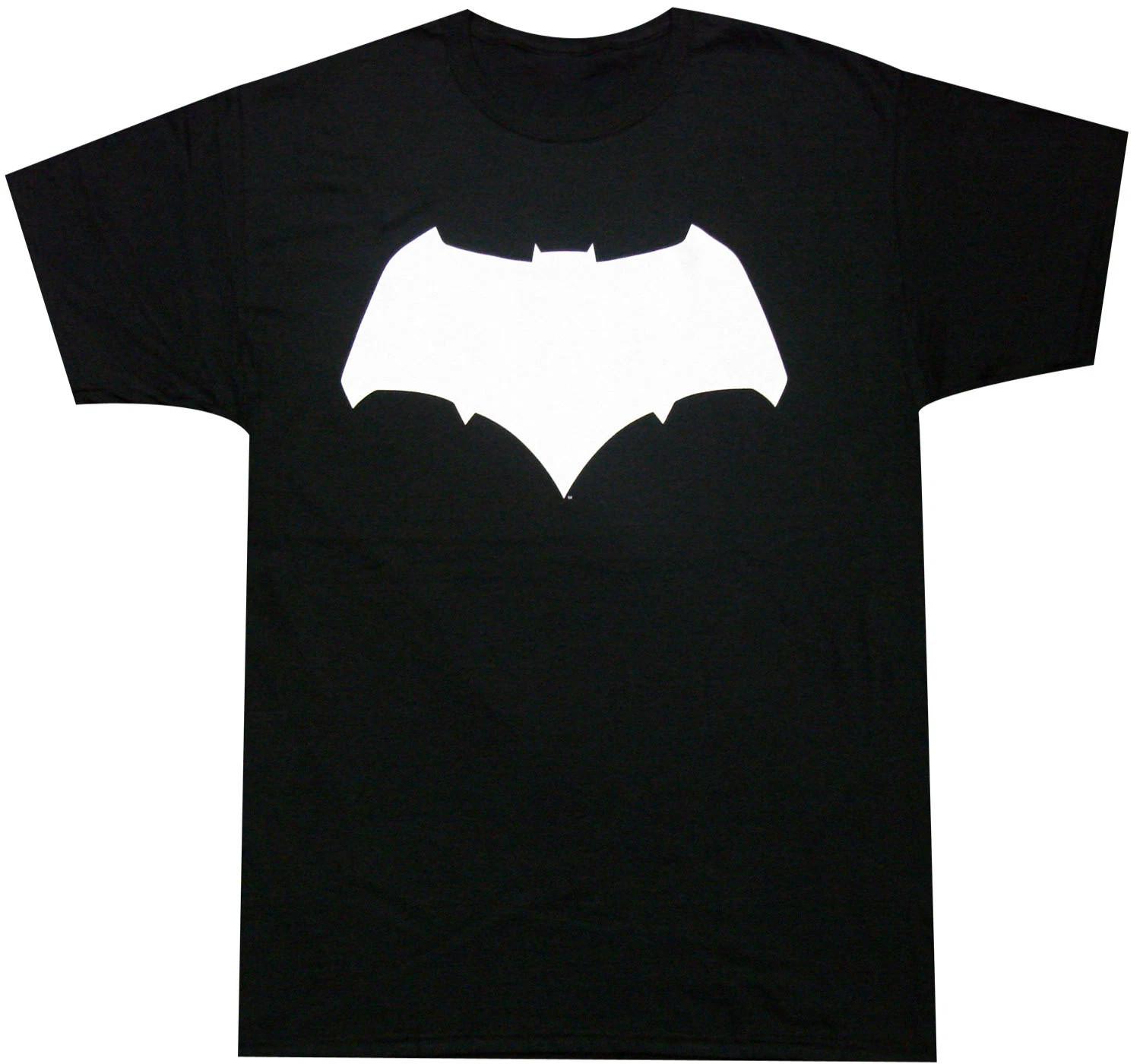 DC Comics Batman VS Superman - Batman White Logo Black T-Shirt S