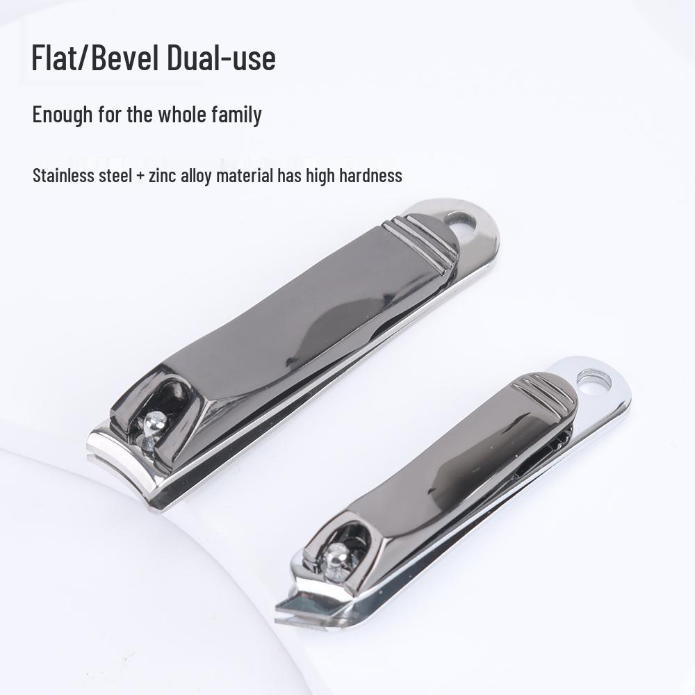 Stainless Steel Nail Clipper and Cuticle Scissors Set with Nail File - Manicure Tools for Grooming