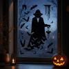 Removable Static Halloween Static Cling Decal DIY Spooky Party Door Stickers  Party Supplies