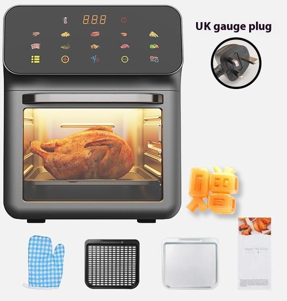 Friteuse à Air Multifonction et Four Électrique Grande Capacité - Antiadhésif, Design Visible