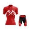 Cycling Clothing Bicycle Downhill Short-sleeved Suit Breathable Sweat-wicking Design