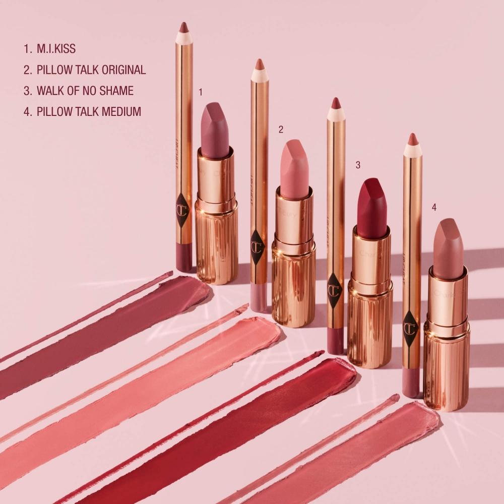 Charlotte Tilbury Matte Revolution Hydratisierender Lippenstift 0,12 Unzen 3,4 g Walk Of No Shame Beeren-Rose