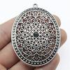 2 Stück Charms Mandala Muster Für Schmuckherstellung Schmuckzubehör Zubehör Antik Silber Farbe Mandala Charms Anhänger