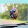 Cartoon Cute Battle Little Yellow Chicken Pattern Pendant For Car Decoration